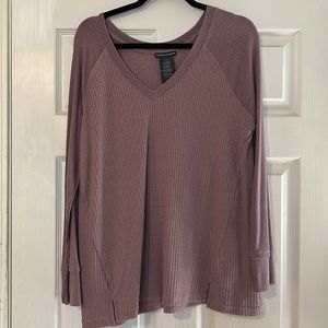 Chelsea & Theodore Waffle Knit Long Sleeve